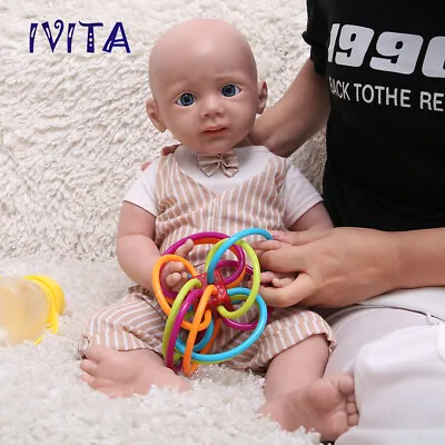 21'' IVITA  Big Reborn Baby Boy Sililcone Baby Floppy Silicone Doll Kids Gift • $191.25