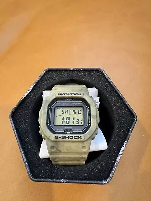 CASiO G-SHOCK GW-B5600SL-5 SAND LAND Solar Radio Men's Watch New Square • $139