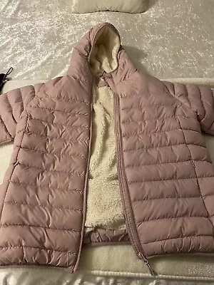 Women’s Pink Mountain Warehouse Padded Fleece Lined Jacket 18 • £16