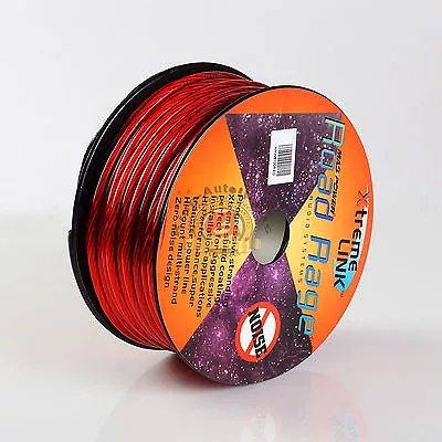 Road Rage 8 Gauge 100 FT Xtreme Hight Performance Wire Cables Black 100' 8 AWG • $97