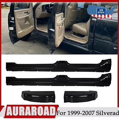 For 1999-2007 Silverado/ Sierra 4 Door Crew Cab Rocker Panels Cab Corners Pair • $206.99