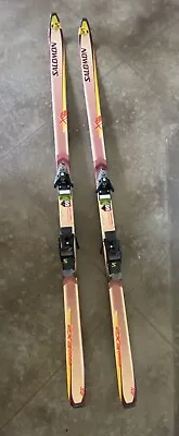 SALOMON 9000EXP 2S 9x MONOCOQUE Skis With Bindings 190cm • $69.60