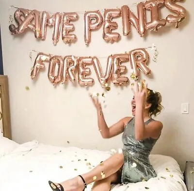 16pcs Same Penis Forever Balloon Hens Bachelorette Party Decorations 16inch • $18.98