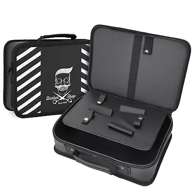 Barber Carrying Case 11.8 X 8.5In Hair Styling Travel Tool Bag Professional Sa • $42.70