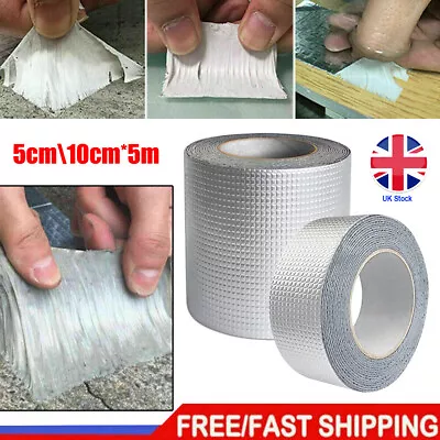£8.49 • Buy 5m Tape Butyl Magic Leak Roof Pipe Repair Tape Adhesive Sealant Super Waterproof
