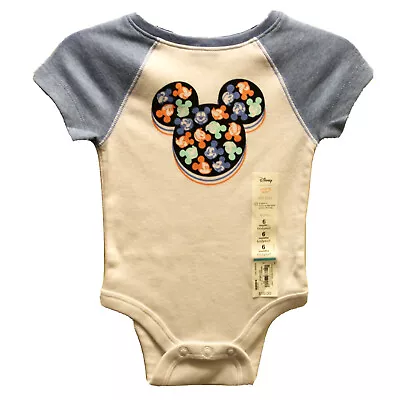 Jumping Beans Disney Mickey Mouse Size 6 Months Bodysuit Baby Clothes One Piece • $5