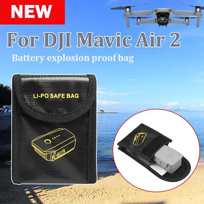 $16.92 • Buy Battery Protective Storage Bag LiPo Safe Bag Explosion-Proof For DJI Mavic Air 2