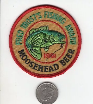 1991 Fred Trost Moosehead Hunting Award Patch - Michigan Deer-bear-turkey-fish • $24.99