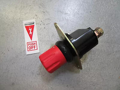 Moroso 74106 Battery Disconnect Push Button Panel Mount 500A Cont. (12v) • $144.99