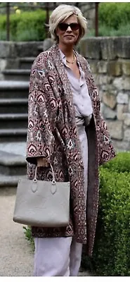 Zara Jacquard Knit Kimono Coat - Size M Bnwt • $43.16