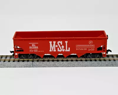 HO Scale Bachmann 4 Bay Hopper Car Minneapolis & St. Louis M&StL #541085 • $5.89