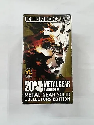 Medicom Toy Metal Gear Solid Kubrick Raiden. 20th Anniversary Collectors Edition • $149.99