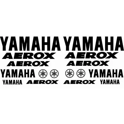 Stickers Black Sheet 60 X 30 CM For Yamaha 50 Aerox 1997-2012 • £27.01