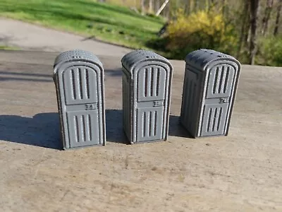 (3)   O  Scale    Porta-potty  Portable Toilet     3d Printed  1:48  1/48  L@@k • $10.99