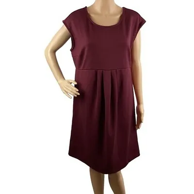 Old Navy Maternity Dress Size L Burgundy Sleeveless • $11.99