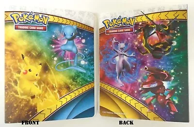 2 Pack Pokemon Mini Binder Album Trading Cards Shining Legends Pikachu Mew • $8.99