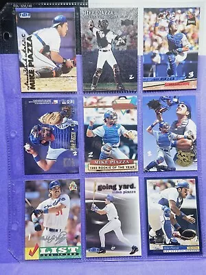 Lot Of 36 MIKE PIAZZA Cards Rookie Cards RC INSERTS & More - High End Card Value • $9.99