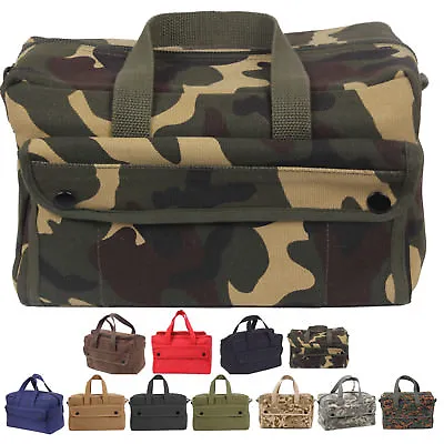 Canvas Tool Bag Heavy Duty Carry Tote Storage Work Utility Mechanic Military Bag • $20.99