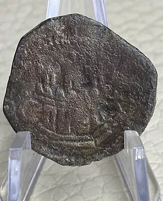 1580-1591 Spanish Coin 450 Years Old 2 Maravedis King Philip II Medieval  • $35