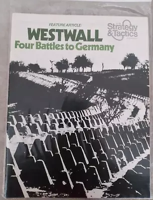 $9.99 • Buy SPI Strategy & Tactics #54 Westwall W/ Dixie Unpunched