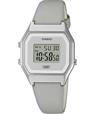 Casio Grey Womens Digital Watch Casio Collection Vintage LA680WEL-8EF • $40