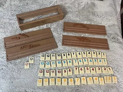 Vintage Rummikub Tile Game With Tile Holders And Stands • $50