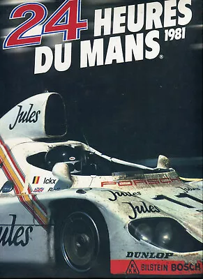 Le Mans 24 Hours Official Yearbook 1981 French Text Not Published In English • £210