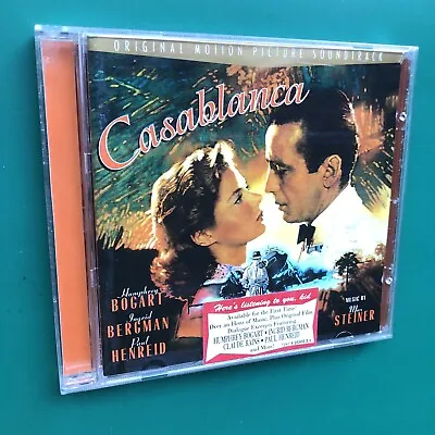 Max Steiner CASABLANCA Film Soundtrack CD Bogart Ingrid Bergman TCM BONUS TRACKS • £25