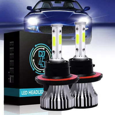 HB5 9007 COB LED Headlight Bulbs Conversion Kit High Low Beam 6000K Super White • $11.97