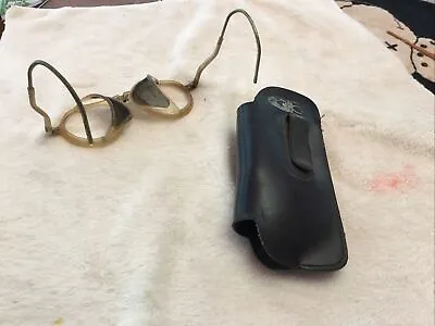 Vintage Willson Folding Safety Glasses 6 1/2 Mesh Side Shields • $25