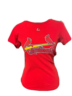 Yadier Molina Majestic T Shirt Saint Louis Cardinals - Women’s Size Small ￼ • $8