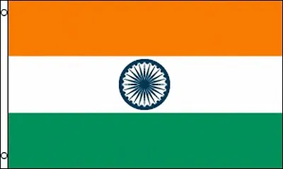 $10.89 • Buy Flag Of India 3x5 Ft Indian National Banner Country With Grommets Green Orange