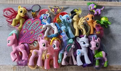 ~My Little Pony G4 MLP  3  Brushable Mane Ponies Doll Lot Of 10+ Hasbro MLP~ • $24