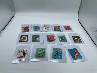 1986 And 87 Official Marvel Universe Sticker Trading Cards- Lot Of  14 Different • $19.99