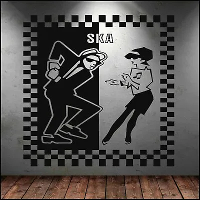 Ska Rude Beat Girl Walt Dancing Wall Sticker Cut Vinyl Decal Transfers 30-110cm • £6.49
