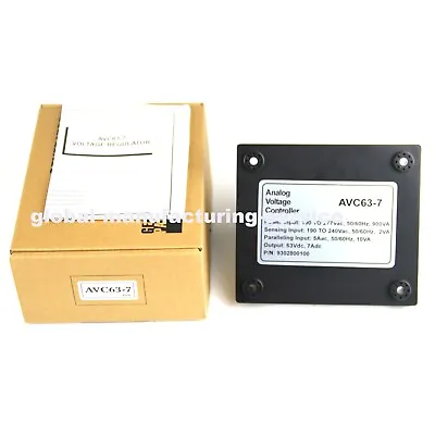 Basler AVR AVC 63-7 Automatic Voltage Regulator Power Supply AVC63-7 • $195.96