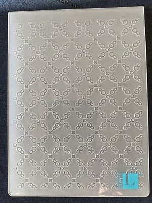 Lifestyle Crafts Bloom Embossing Folder Lattice Pattern 5  X 7  • £4.20