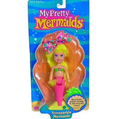 1991 Playskool My Pretty Mermaids Sunsparkle Sweet Sundrop Doll Pony Sweet Ariel • $124.99