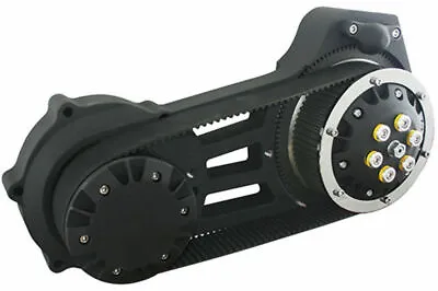 Ultima Black 2  Open Belt Drive Complete Primary 07-17 Harley Softail Dyna • $1369.93
