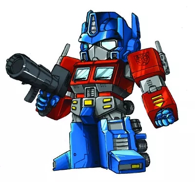 Transformers Optimus Prime Chibi 2 -6  Vinyl Decal Stickers • $3.99