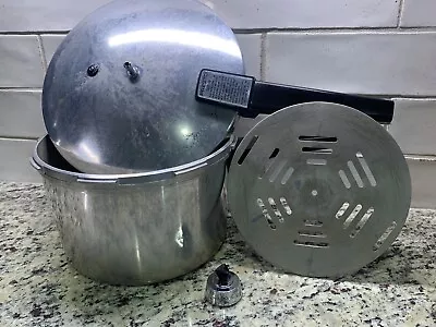 VINTAGE Presto Pressure Cooker Stove Top STAINLESS STEEL With Jiggler A403A 4 QT • $39.99