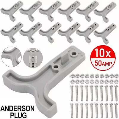 Grey T Bar Handles For Anderson Style Plug Connectors Tool 50AMP 12-24V 6AWG • $15.49