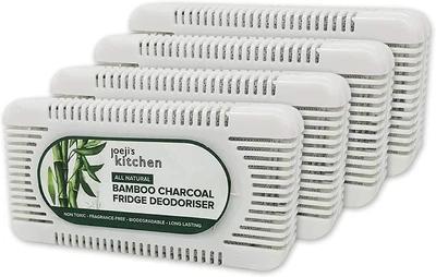 £14.98 • Buy Joeji's 4Pcs Bamboo Natural Charcoal Fridge Air Purifying Freshener Deodoriser