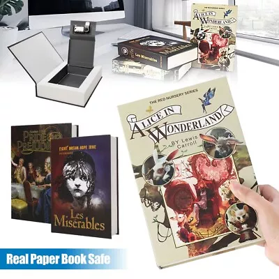 £14.99 • Buy The Real Book Safe Secret Stash Cash Lock Hidden Security Box Storage Hardback