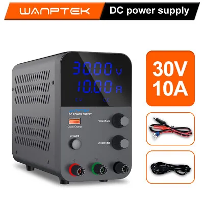 30V 10A Laboratory Adjustable DC Power Supply Variable LCD Display Precision • $53.99