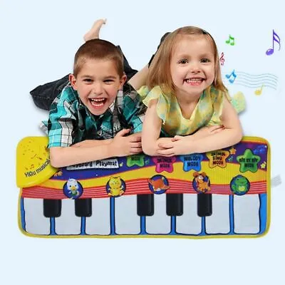 £14.99 • Buy Musical Piano Baby Crawl Mat Animal Educational Music Soft Kick Playing Pad Toys