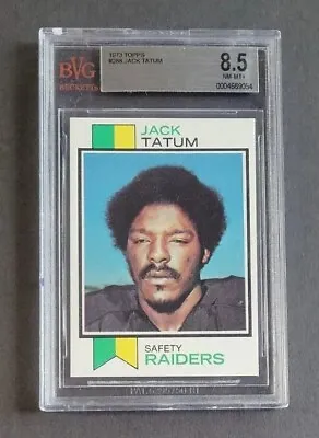 Jack Tatum 1973 Topps #288 RC BVG 8.5 NFL HOF Rookie Raiders *SEE DESCRIPTION* • $300