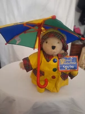 Muffy Vanderbear   Rainy Day  W/ Working Umbrella • $25