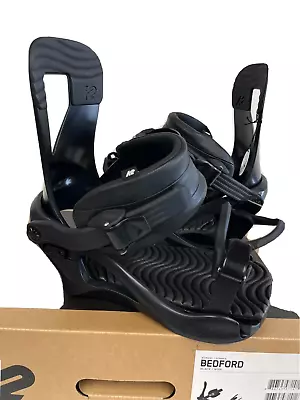 K2 Bedford Snowboard Bindings NIB Sz M 6-10 L 9+ Women 2x44x4Channel '22/23 • $167.99