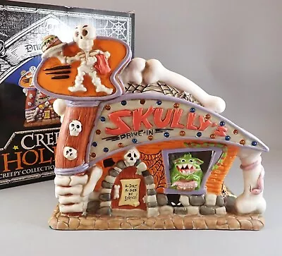 Creepy Hollow Skully's Drive-Up Diner Halloween NIB Midwest Cannon Falls Ltd Ed • $24.99